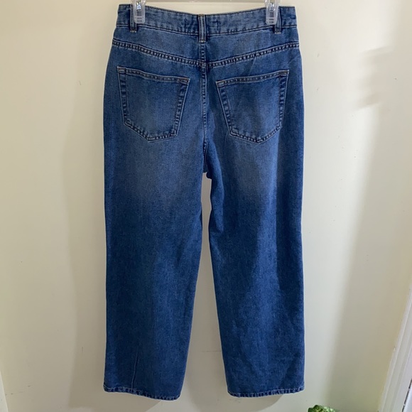 Refuge Denim Wise Leg Distressed Jeans Size 7 - Picture 7 of 8